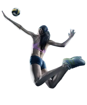 player voleibol de playa