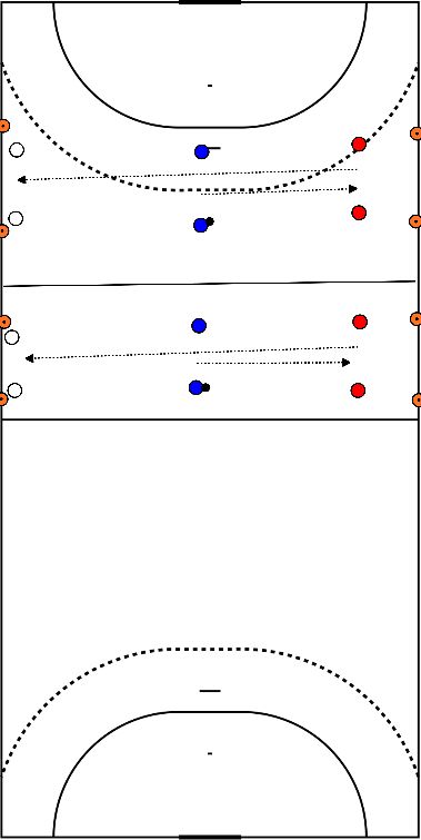 drawing Verteidigen 2 v.s. 2 v.s. 2