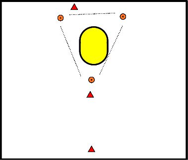 drawing Verteidigen am Korb