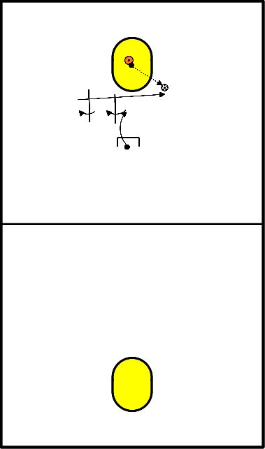 drawing Hürden mit Schleuderball