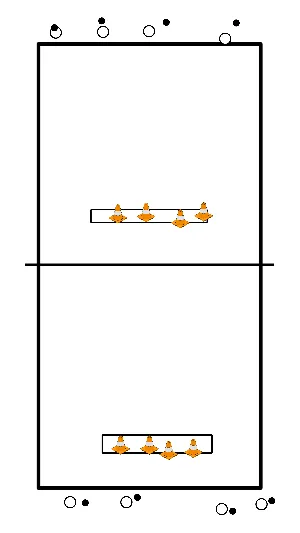 drawing Aufschlag und laufpass
