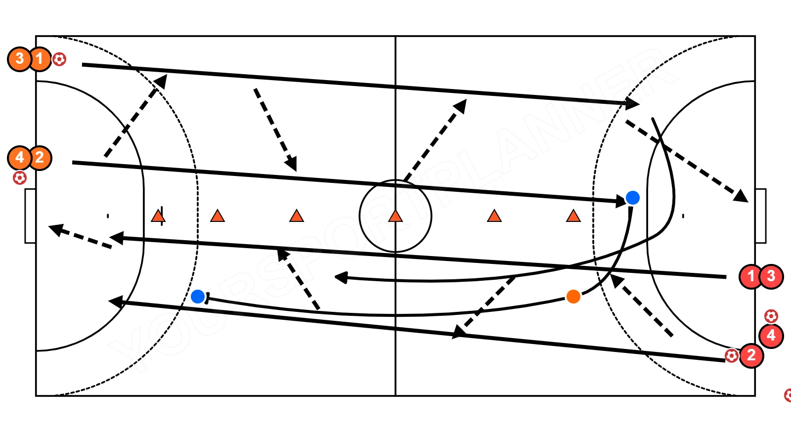 drawing Initiating the match