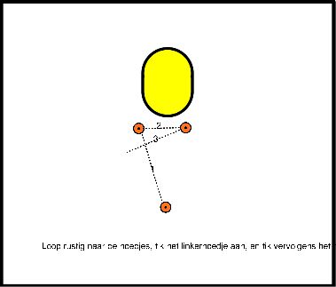 drawing dodge ball after a forced feint