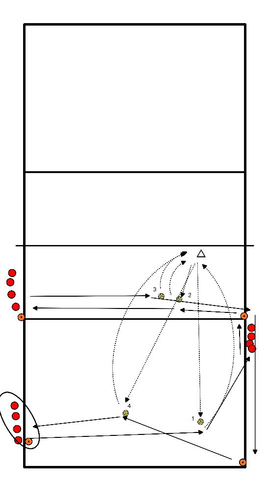 drawing chase the ball (variation)