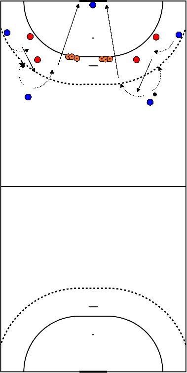 drawing Goalkeeper exercise short corner