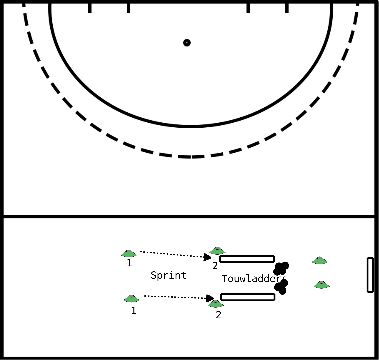 drawing Conditional rope ladders