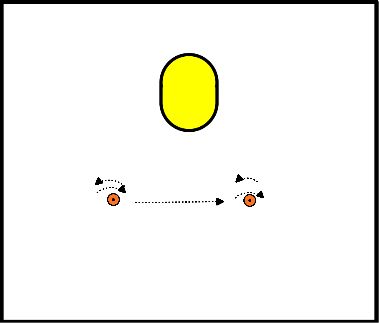 drawing Fitness shooting with strength exercises parabola