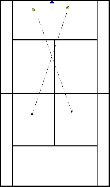 drawing Combinación de revés