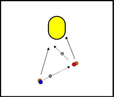 drawing A través de la pelota desde el espacio