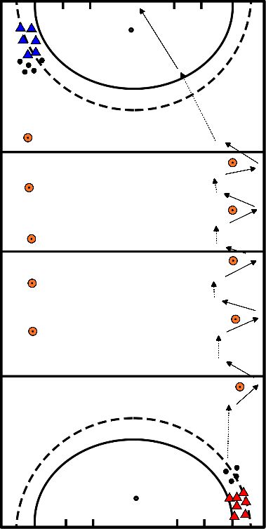 drawing Balonmano en la viga 