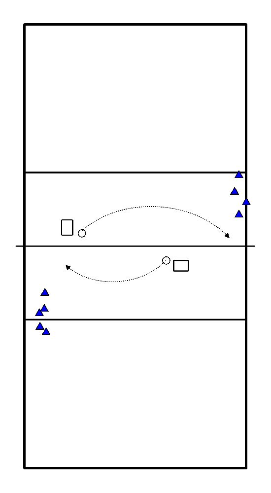 drawing Ataque tras ser arrojado por un entrenador