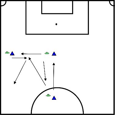 drawing Balonmano ejercicio de carrera 