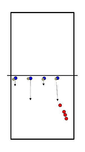 drawing Recepción al paso