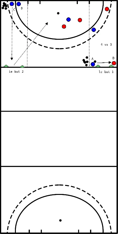 drawing Contragolpe en acción