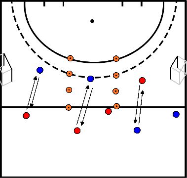 drawing Passaggio da 2-1, 3-3 a 4-4.