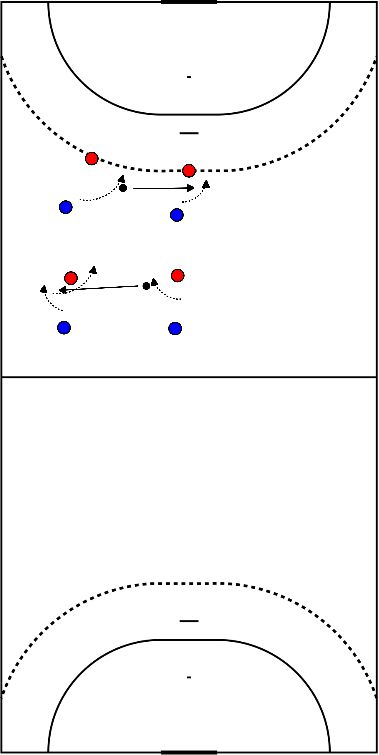 drawing Esecuzione di una finta