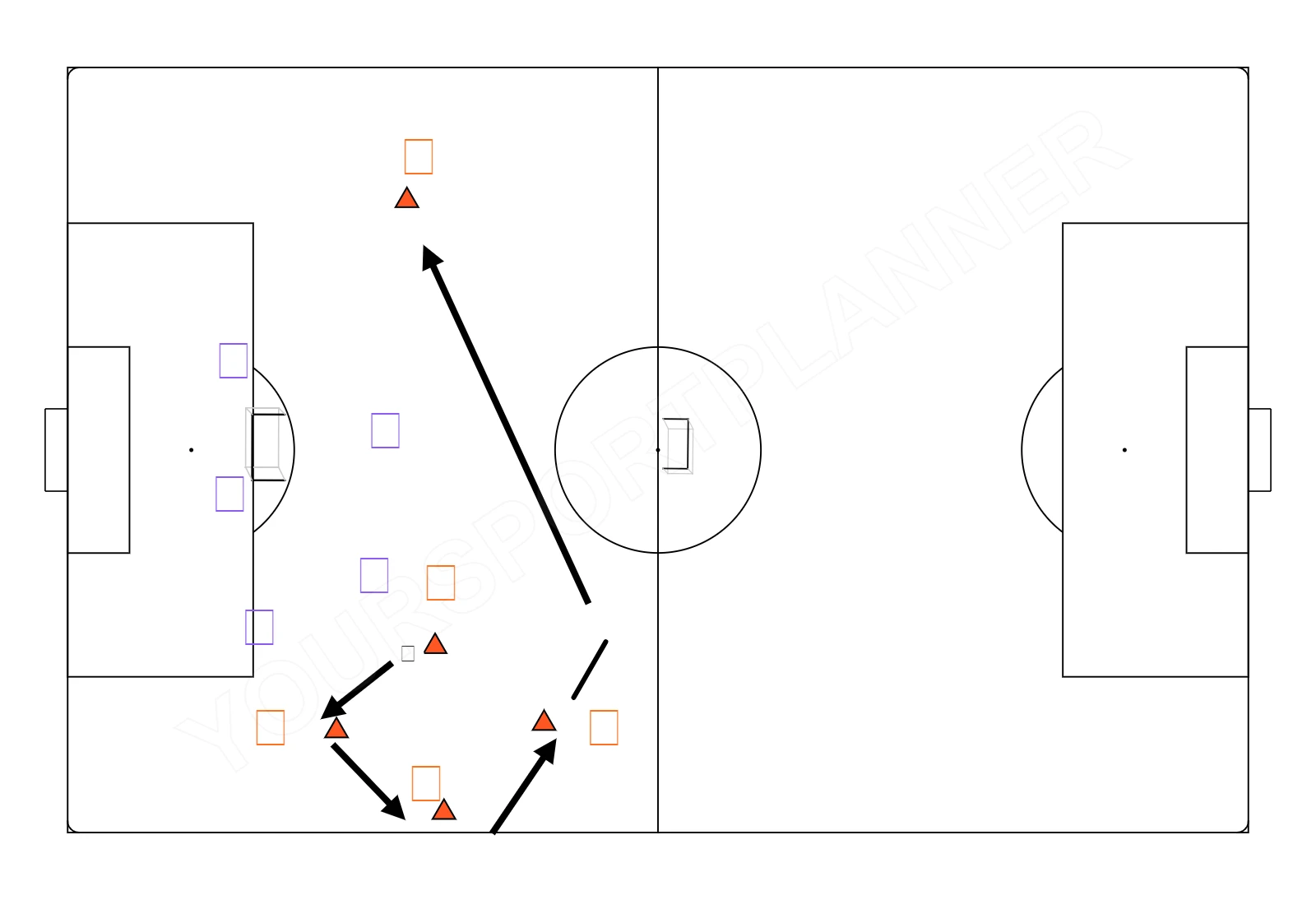 drawing Passing - juist open draaien
