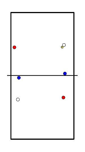 drawing Diagonaal verdediging spelvorm