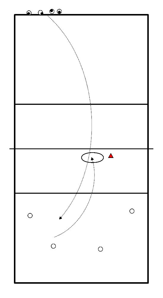 drawing Pass punten spelletje