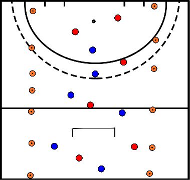 drawing Belgische hockeyen 