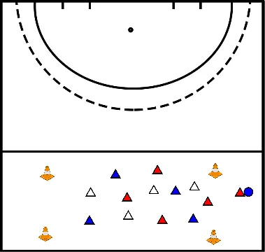 drawing Drie-kleuren-spel