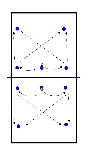 drawing sparren met elkaar