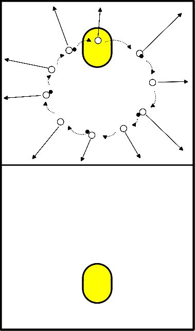drawing Warming up - passing 