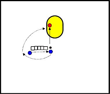 drawing Speedladder doorloopbal