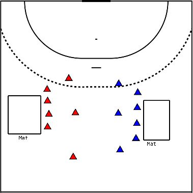 drawing Matspring bal