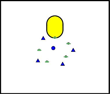 drawing Zoek de vrije pion