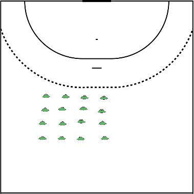 drawing Drie op een rij