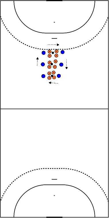 drawing Hoedjes schuiven 