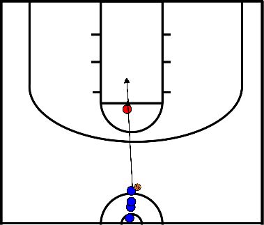 drawing fastbreak layup/shoting