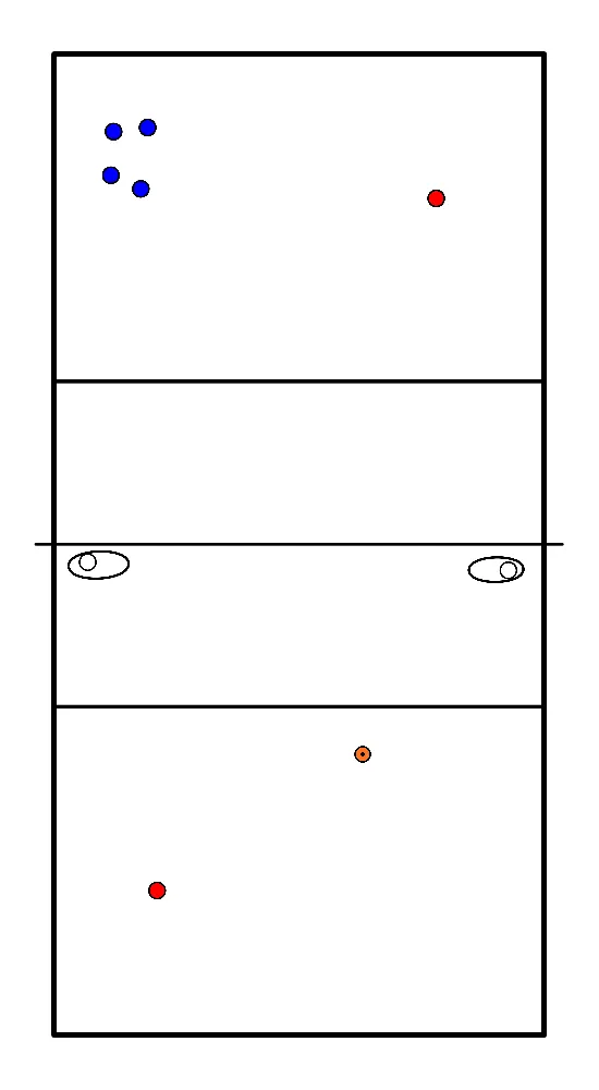 drawing Hoog Tempo Ballen Slaan