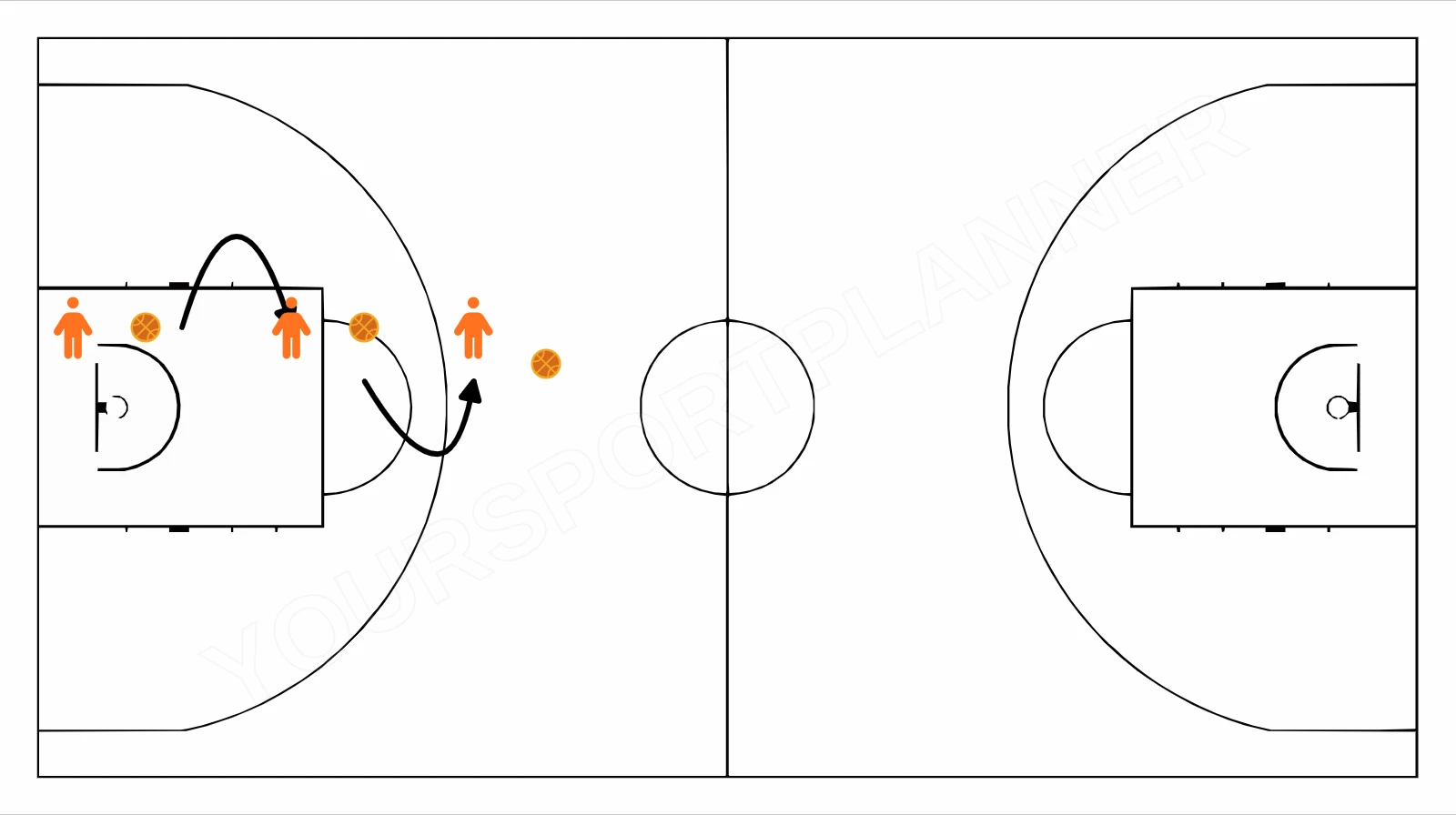 drawing Habilidade com a bola para crianças com menos de 8 anos