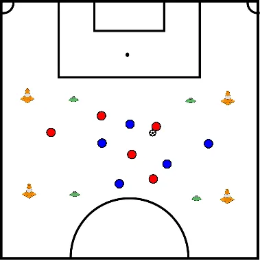 drawing Posse de bola com capitão