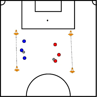 drawing Jogo de atravessar a meta